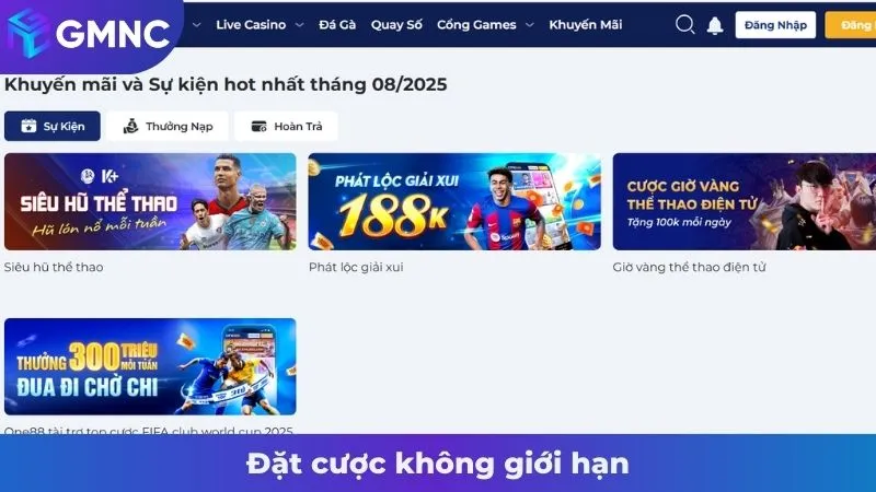 Đặt cược không giới hạn